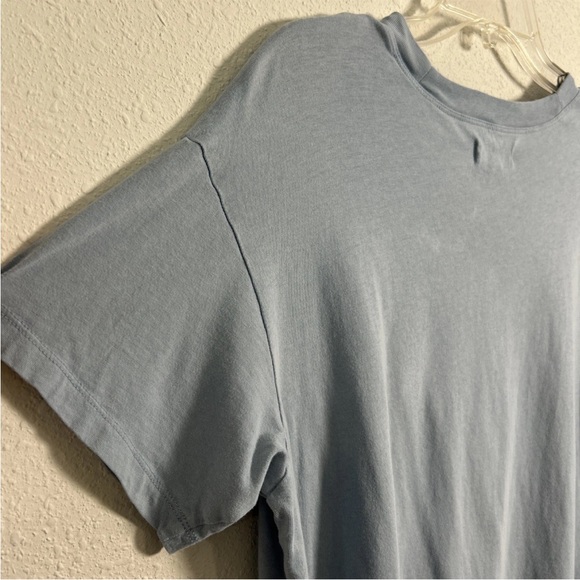 Madewell Women’s Med Blue T-Shirt It Comes In Waves 100% Cotton Short Sleeves - Picture 9 of 11